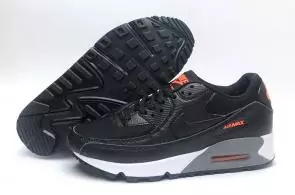 chaussure nike air max 90 leather noir grisleather gray blue